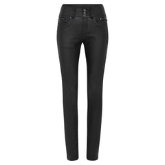Gussi Coated Jeans · Black