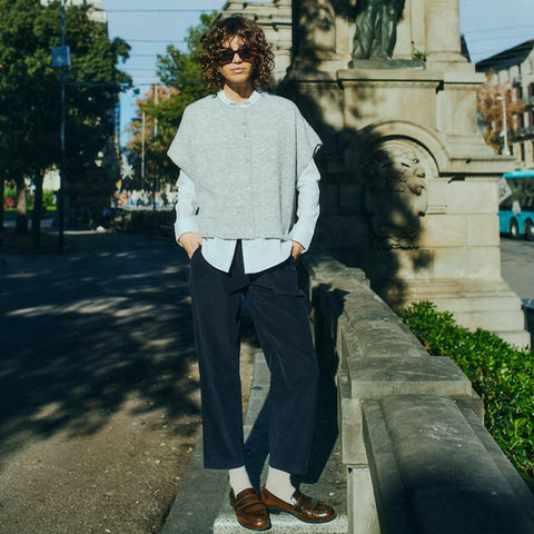 Frsanny cardigan · Grey melange