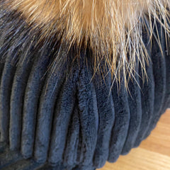 Ask Kasket fløjl · Black