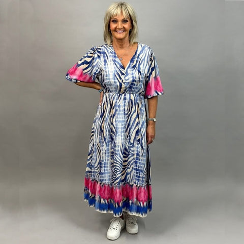 Corinne kjole · Blue