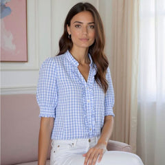 Becky bluse · Blue stripe