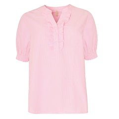 Becky bluse · Pink stripe