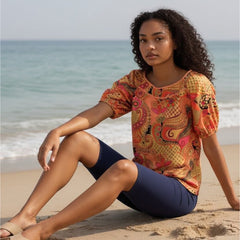 Cali bluse · Orange