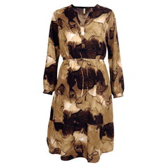 Betilde kjole · Brown mix