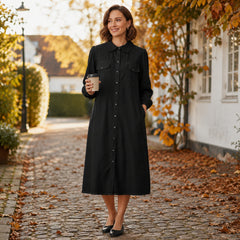 Gimi kjole · Denim black