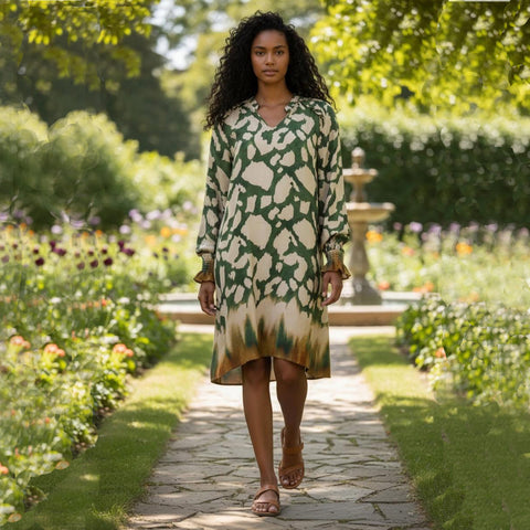 Rena tunika · Green mix