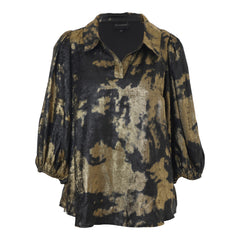 Tiff bluse · Black/gold