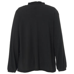 Siden bluse · Black