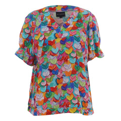 Dasie bluse · Color Flowers