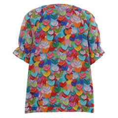 Dasie bluse · Color Flowers