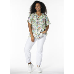 Esther bluse · Green mix