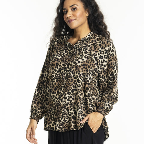 Bonnie skjorte · Black/Leo