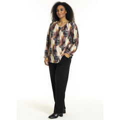 Singred bluse · Black/offwhite