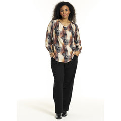 Singred bluse · Black/offwhite