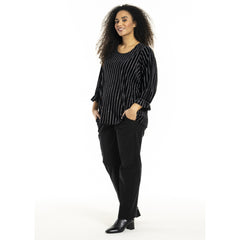 Herie bluse · Black/silver