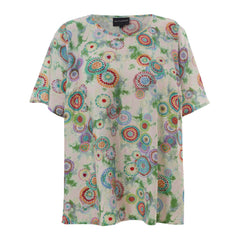 Esther bluse · Green mix