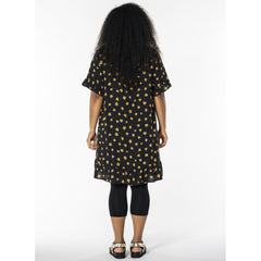 Jette kjole · Black/Sunflower