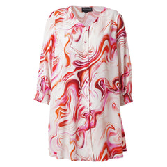 Kinna skjorte · White/pink