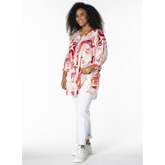 Kinna skjorte · White/pink