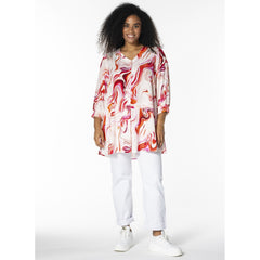 Kinna skjorte · White/pink