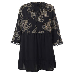 Gilsa tunika · Black/gold