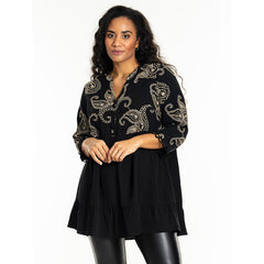 Gilsa tunika · Black/gold