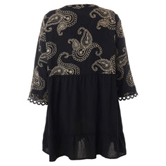 Gilsa tunika · Black/gold