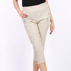 Celine Capri Bukser · Beige