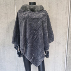Mivo poncho · Grey