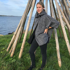 Poncho · Black/grey