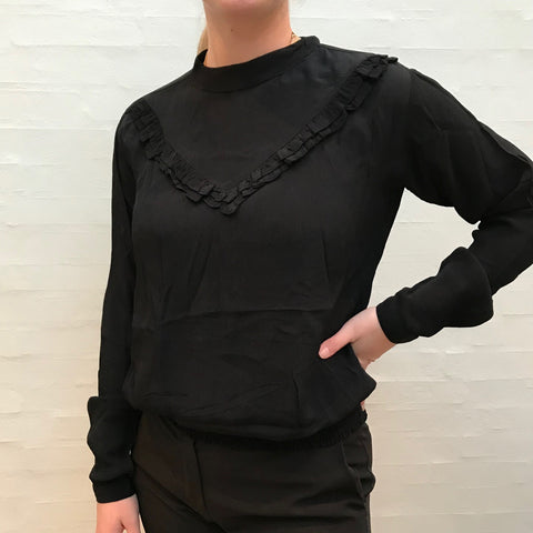 Laflounce 1 bluse · Black