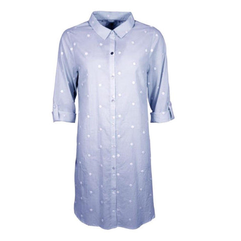 Nelle long skjorte · Light blue