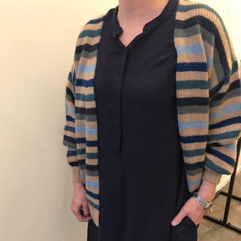 Oda cardigan · Blue combi