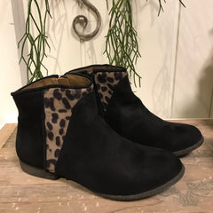 Leopard støvle · Black