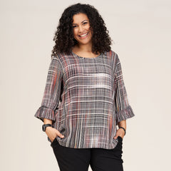 Theresa bluse · Striped