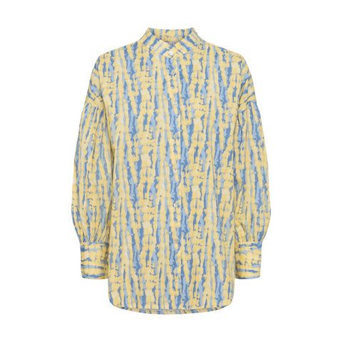 Lino skjorte · Blue/Yellow