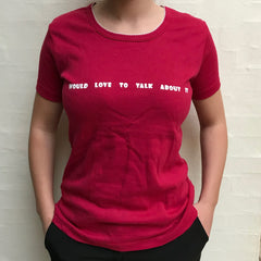 Emma t-shirt · Red