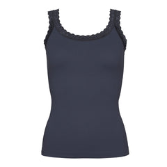 Rib microfiber top · Antracit