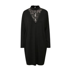 Solina Jersey kjole · Black