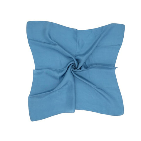 Tørklæde Small · Blue silk