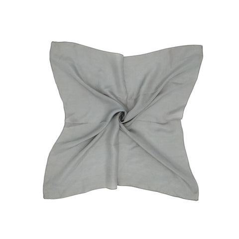 Tørklæde Large · Grey silk